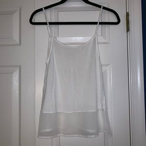 Simple white tank top